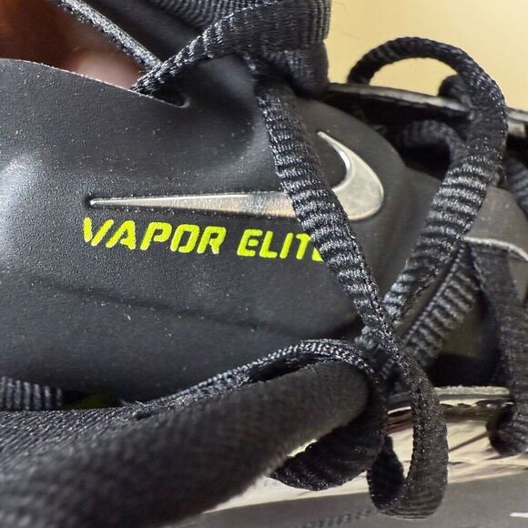 Nike Mens Size 14.5 Hyperfuse Vapor Carbon Elite Black Football Cleats Shoes - Picture 10 of 11